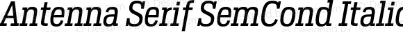 Antenna Serif SemCond Italic
