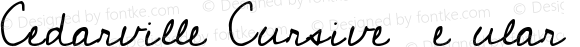 Cedarville Cursive