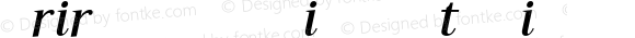 Trirong Medium Italic