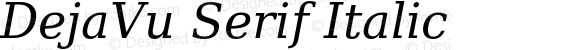 DejaVu Serif Italic