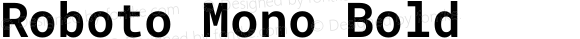 Roboto Mono Bold