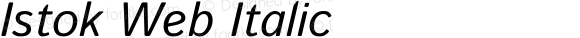 Istok Web Italic