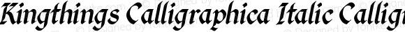 Kingthings Calligraphica Italic