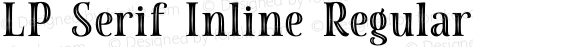 LP Serif Inline Regular