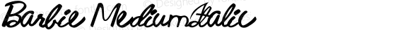 Barbie MediumItalic