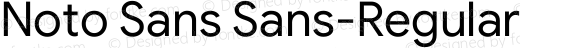 Noto Sans Sans-Regular Version 1.023