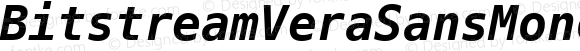 Bitstream Vera Sans Mono Bold Oblique Nerd Font Complete