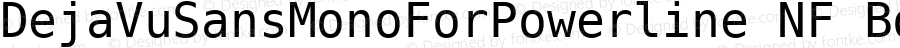 DejaVu Sans Mono for Powerline Nerd Font Plus Font Awesome Plus Octicons Mono Windows Compatible