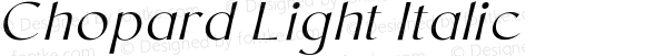 Chopard Light Italic