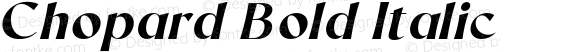 Chopard Bold Italic