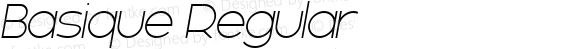 Basique Thin Italic