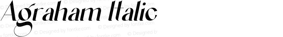 Agraham Italic