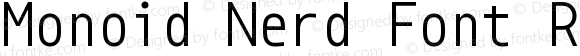Monoid Regular Nerd Font Plus Font Awesome Plus Octicons Plus Pomicons Plus Font Linux Mono