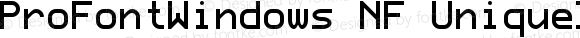 ProFontWindows Nerd Font Complete Mono Windows Compatible