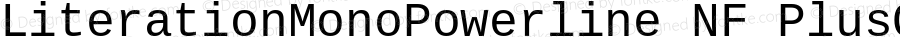 Literation Mono Powerline Nerd Font Plus Octicons Plus Pomicons Windows Compatible
