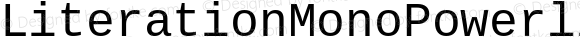 Literation Mono Powerline Nerd Font Complete Mono Windows Compatible