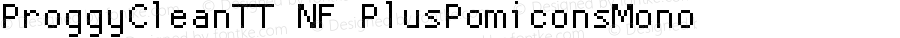 ProggyCleanTT Nerd Font Plus Pomicons Mono Windows Compatible