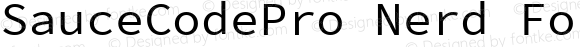 Sauce Code Pro Nerd Font Mono