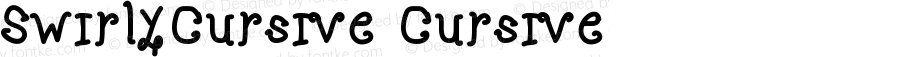 SwirlyCursive Cursive