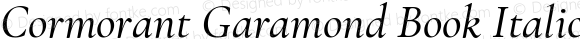 Cormorant Garamond Book Italic
