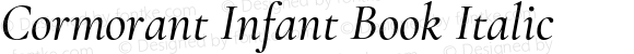 Cormorant Infant Book Italic