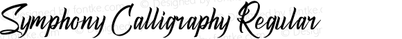 Symphony Calligraphy Regular