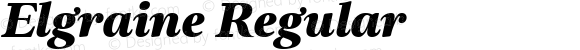 Elgraine ExtraBold Italic