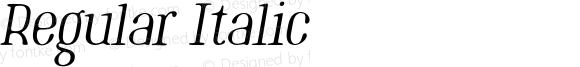 Regular Italic