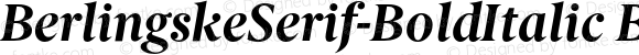 BerlingskeSerif-BoldItalic Bold Italic