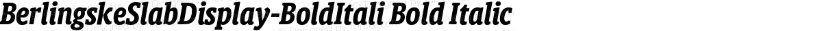 BerlingskeSlabDisplay-BoldItali Bold Italic