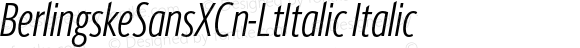 BerlingskeSansXCn-LtItalic Italic