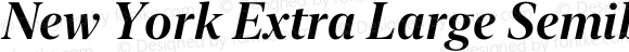 New York Extra Large Semibold Italic