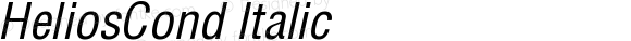 HeliosCond Italic