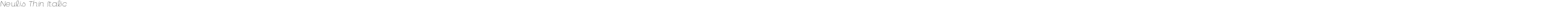 Neulis Thin Italic