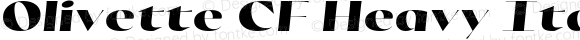 Olivette CF Heavy Italic