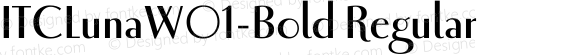 ITCLunaW01-Bold Regular