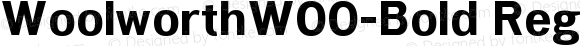 WoolworthW00-Bold Regular