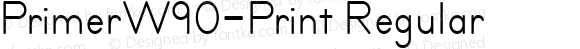 PrimerW90-Print Regular