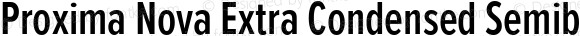 Proxima Nova Extra Condensed Semibold