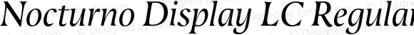 Nocturno Display LC Reg Italic