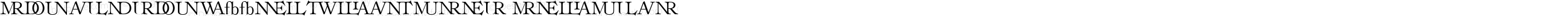 Ronaldson W00 Ligatures