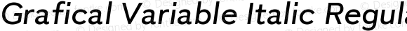 Grafical Variable Italic Regular