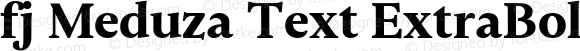 fj Meduza Text ExtraBold