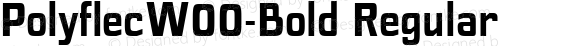 PolyflecW00-Bold Regular