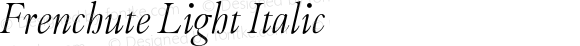 Frenchute Light Italic