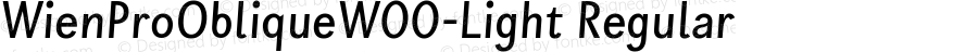 Wien Pro Oblique W00 Light