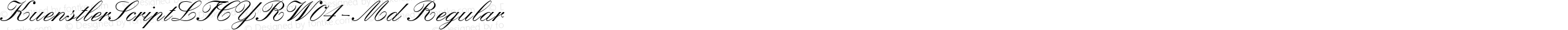 KuenstlerScriptLTCYRW04-Md Regular