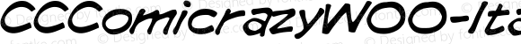 CCComicrazy W00 Italic