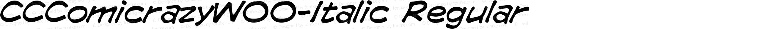 CCComicrazy W00 Italic