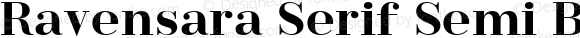 Ravensara Serif Semi Bold